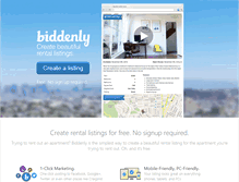 Tablet Screenshot of biddenly.com